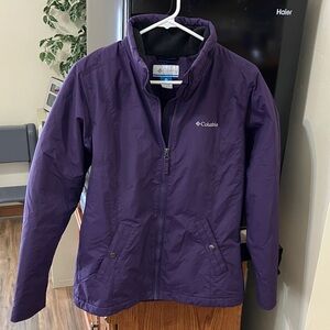 COLUMBIA WOMEN OMNI SHIELD PURPLE JACKET EXCELLENT CONDITION